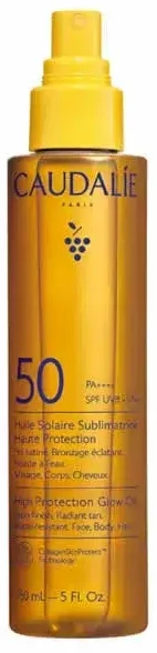 Caudalie Vinosun Protect High Protection Beautifying Sun Oil SPF 50 daugiafunkcis purškiamas aliejus veidui / kūnui / plaukams, 150 ml