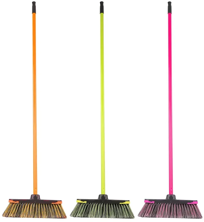 Cavallo set broom neon dark handle 120