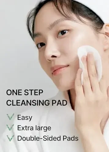 CELIMAX Ji Woo Gae One Step Mild Cleansing Pads for Makeup Removal - veido valymo servetėlės 225 ml / 60 vnt