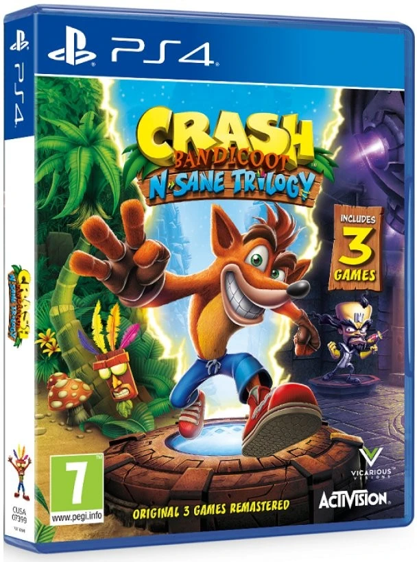 Cd Project „Activision“ VEIKLA Crash Bandicoot N. Sane Trilogy PS4 ON (P)