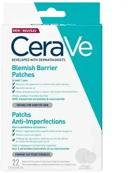 CeraVe Anti-Imperfection Patches pleistrai spuogams, 22 vnt.
