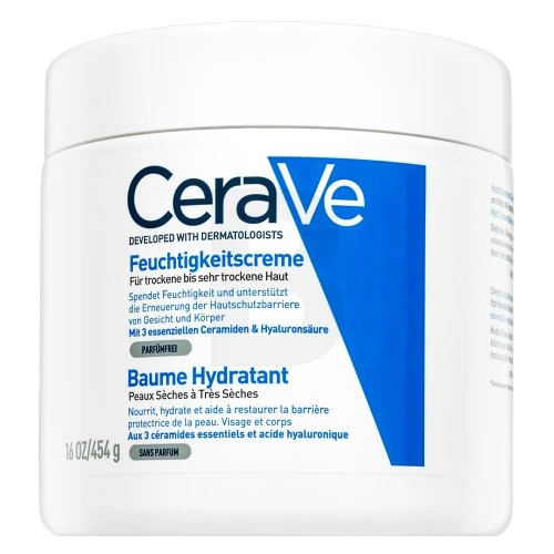 Drėkinamasis veido ir kūno kremas sausai ir labai sausai odai Cerave Moisturising Cream, 454 g