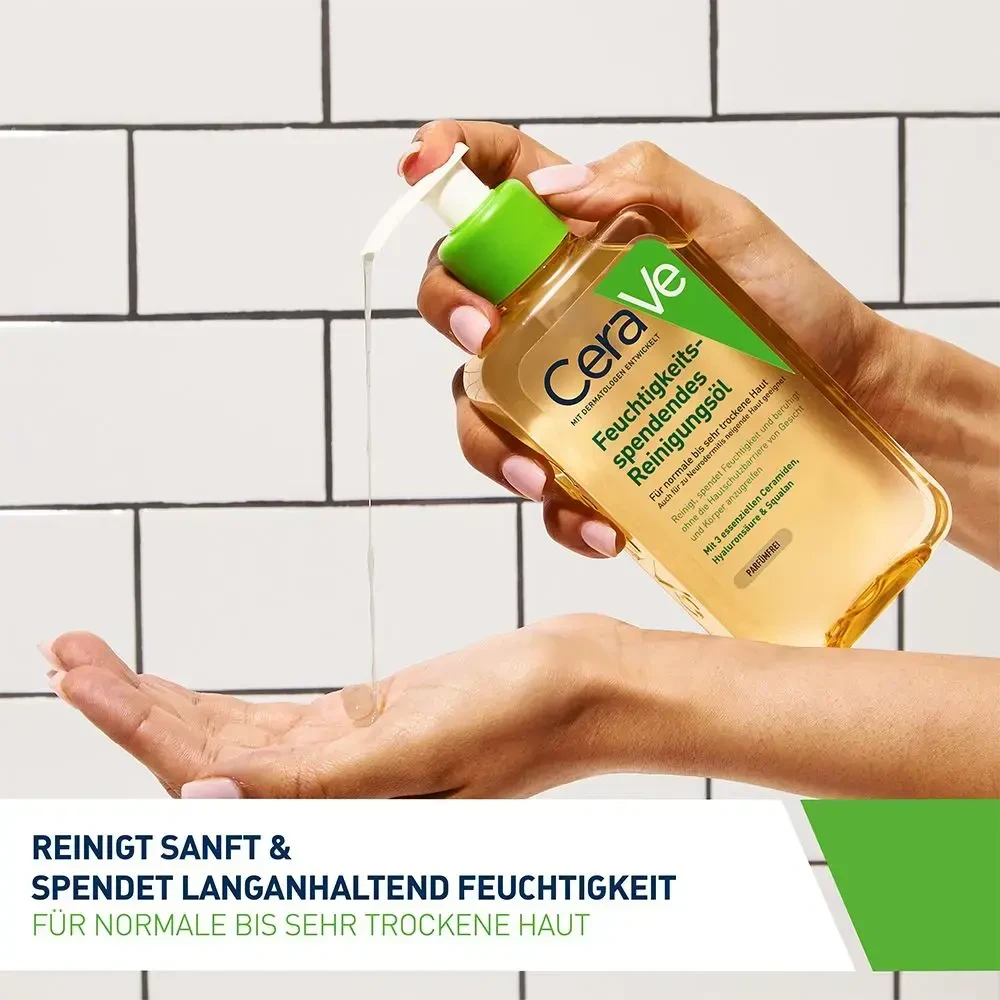 Drėkinamasis putojantis prausimosi aliejus Cerave Hydrating Foaming Oil Cleanser, 473 ml