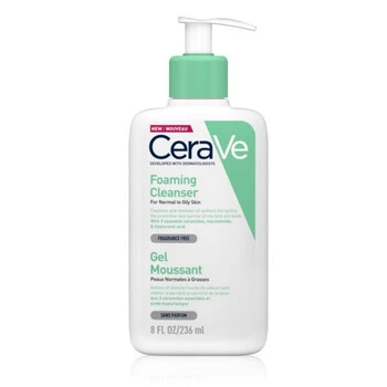 CeraVe Foaming Valiklis Refill veido prausiklio normaliai / riebiai odai papildymas, 473 ml