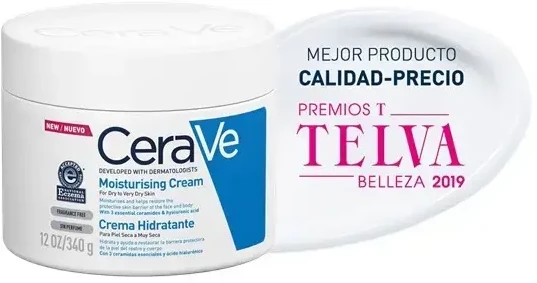 Drėkinamasis veido ir kūno kremas sausai ir labai sausai odai Cerave Moisturising Cream, 340 g