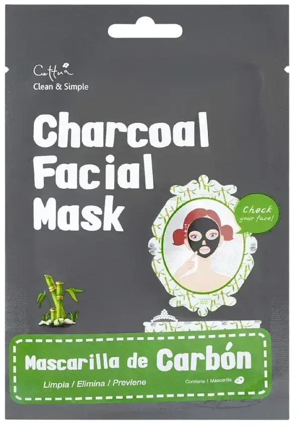 Cettua Charcoal Eliminates Impurities Sheet Mask For Face, 20 g