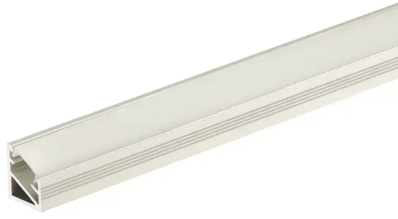 Cezar Kampinis profilis ALU LED juostai 14x16.5mm Sidabrinis 1m