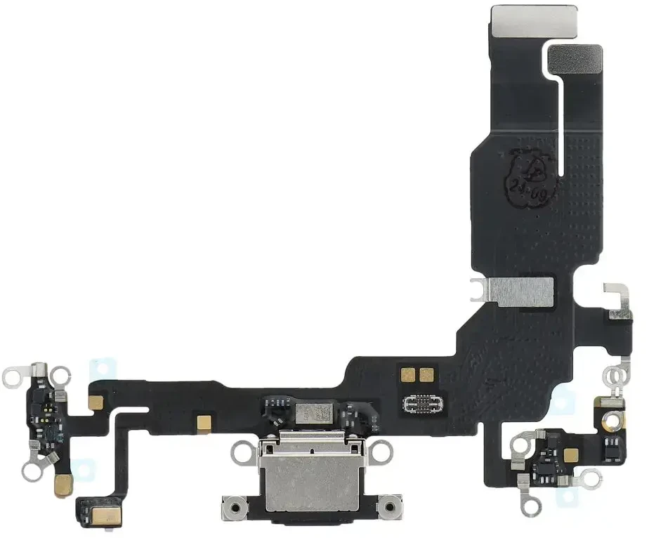 Charging flex USB for IPHONE 15 juodas OEM