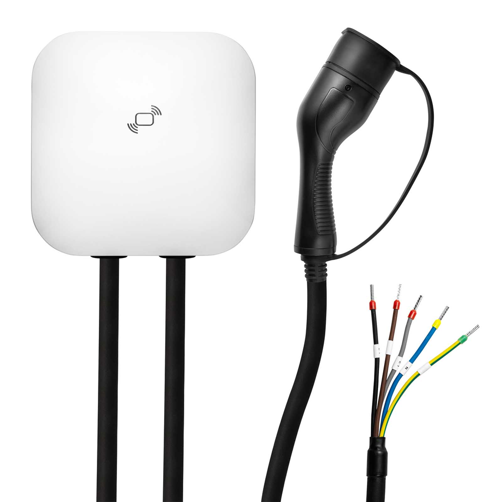 Įkroviklis Akyga Elektromobilių įkrovimo stotelė AK-EC-21 Type2 3 fazių 16A 11kW 5m
