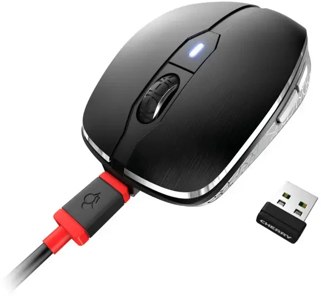 CHERRY MW 8C ADVANCED pelė Ambidextrous RF belaidė + Bluetooth Optinė 3000 DPI