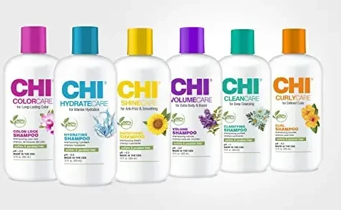 Glotninantis šampūnas CHI Shine Care Smoothing Šampūnas 355ml