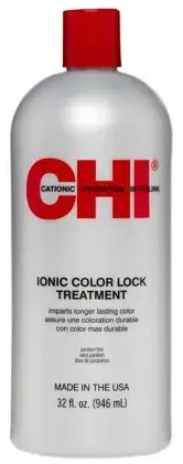 CHI IONIC COLOR LOCK TREATMENT kondicionerius po plaukų dažymo 946 ml