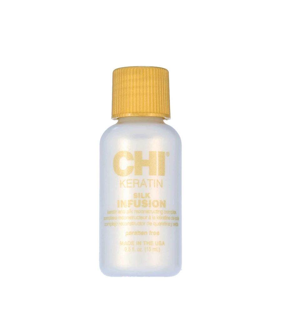 Keratino ir šilko kompleksas plaukams CHI Keratin Silk Infusion, 15 ml