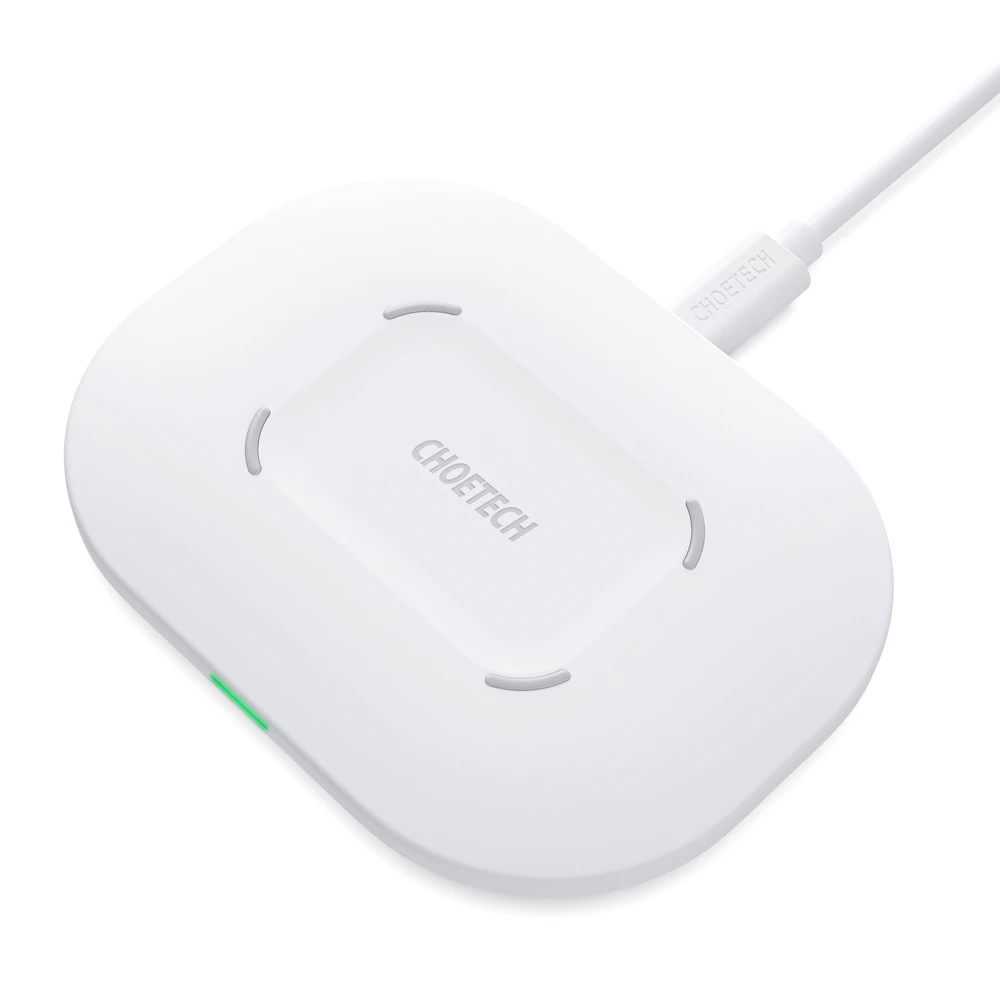 Belaidis įkroviklis CHOETECH, 15W, baltas