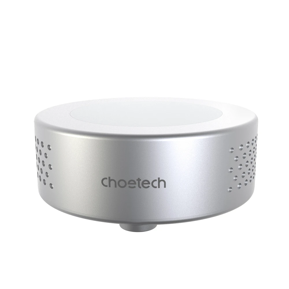 Belaidis įkroviklis CHOETECH, 15W, magnetinis, pilkas su ventiliatoriumi