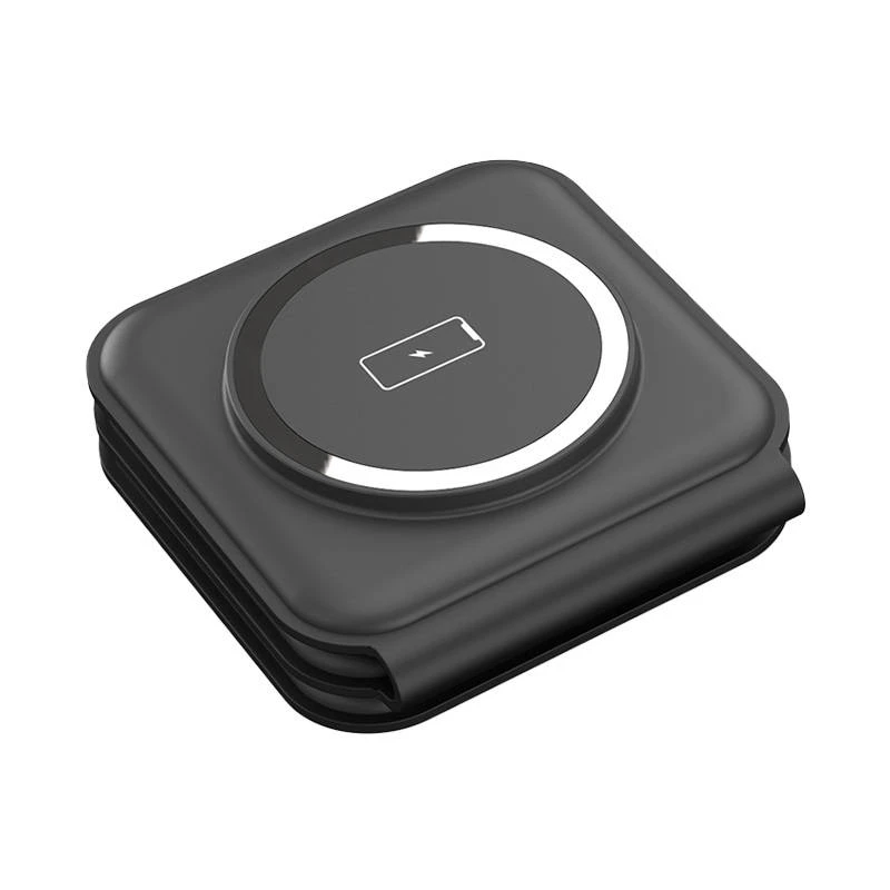 Choetech T588-F 3in1 magnetinis belaidis įkroviklis 15W (juodas)