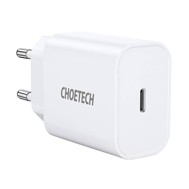 Choetech Q5004 EU USB-C tinklo įkroviklis, 20 W (baltas)