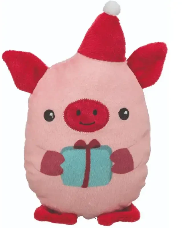 Trixie kalėdinė kiaulė, pliušinė, 19 cm