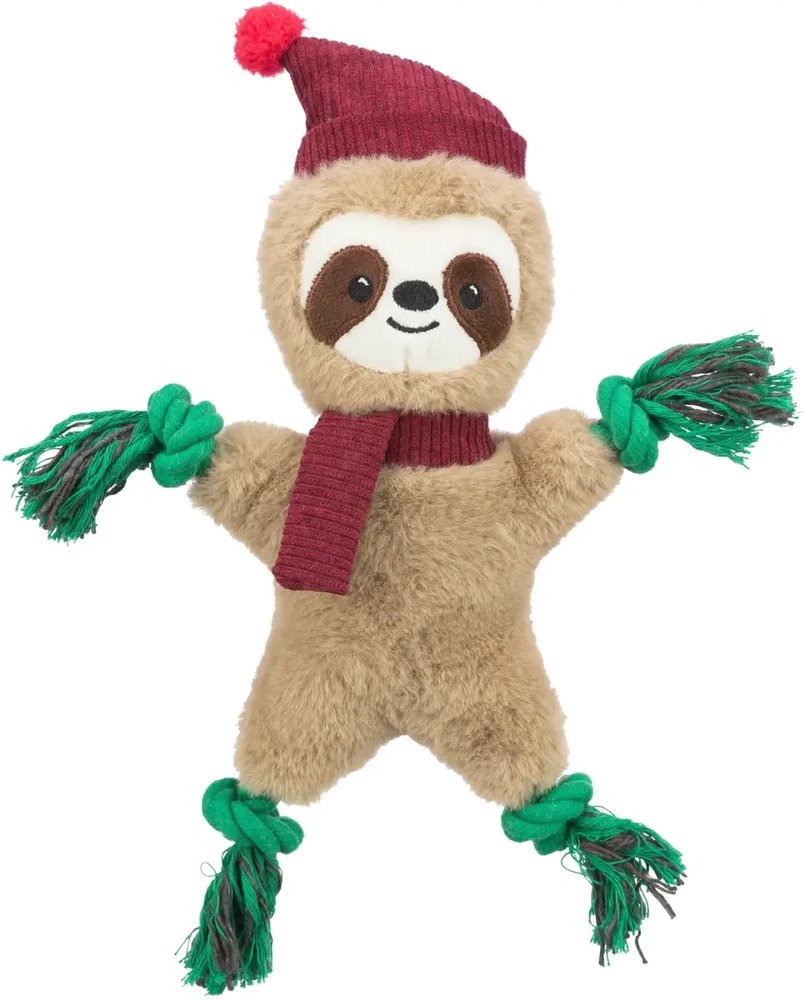 Trixie Xmas tinginys, pliušas/virvė, 30cm