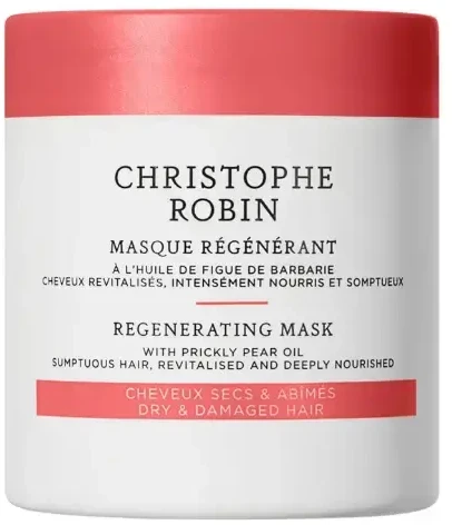 Christophe Robin, regeneruojanti, dygliuotųjų kriaušių aliejaus, plaukų priežiūros kreminio kaukė, atgaivinimui, 100 ml
