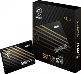 Kietasis diskas - MSI SPATIUM S270 480GB SATA III 2.5" 3D NAND