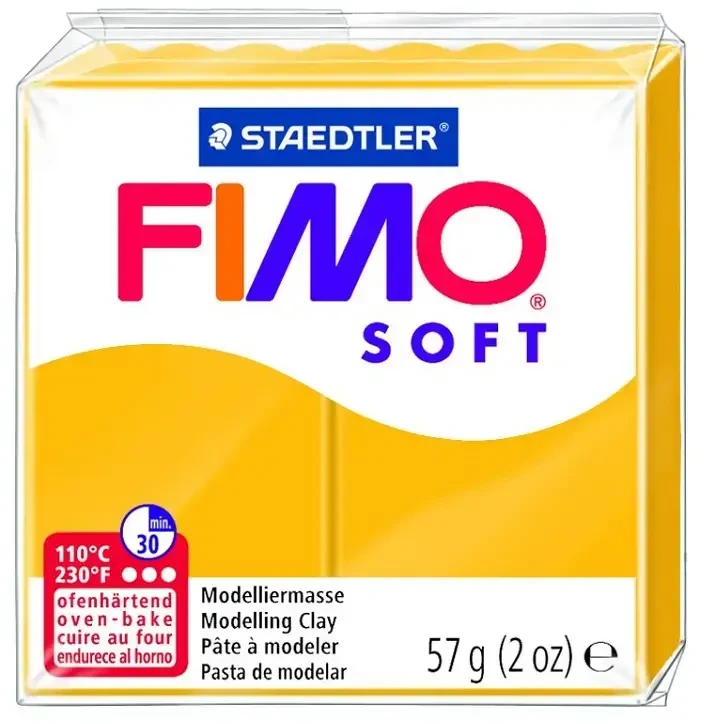 Modelinas Fimo, 56g, saulėgrąžų spalvos