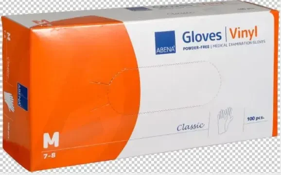 Abena Other Medicininės apžiūros vinilo pirštinės 100 vnt. (7-8 M dydžio)