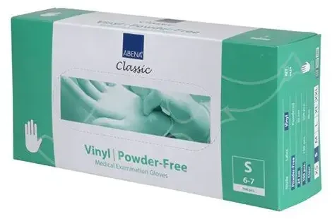 ABENA VINILO pirštinės, be pudros, S, 100 vnt./ pak.