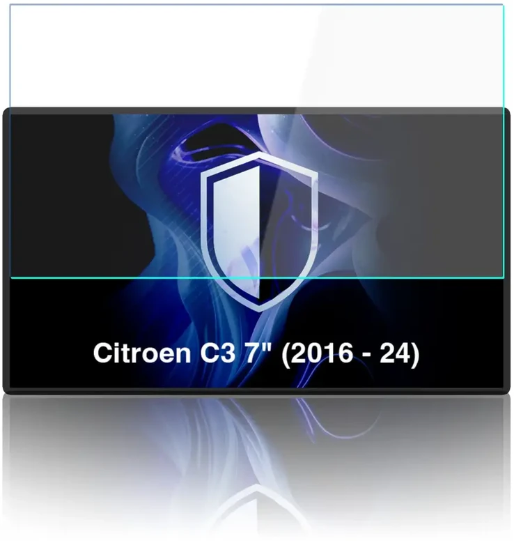 3Mk Protection Citroen C3 7" (2016 - 24) - 3mk BladeShield Center Ekranas