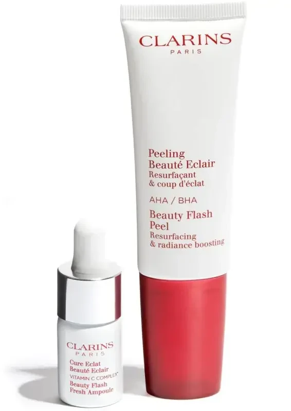 Clarins Beauty Flash Fresh Ampoule skaistinantis serumas veidui su vitaminu C, 8 ml