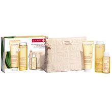 Clarins drėkinamasis švelnus putojantis valiklis, 125 ml rinkinys, 4 dalys