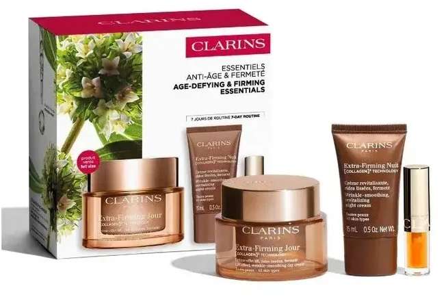„Clarins“ senėjimą stabdantis ir stangrinamasis rinkinys, 66,4 ml