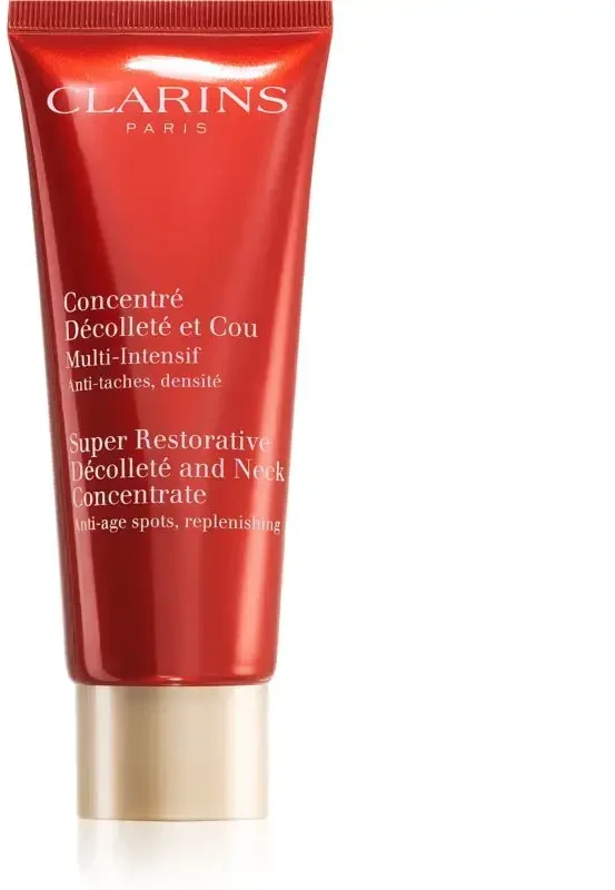 Clarins Kelių rūšių intensyvus kremas kaklui ir dekoltė "Super Restorative" (dekoltė ir kaklo koncentratas ) 75 ml