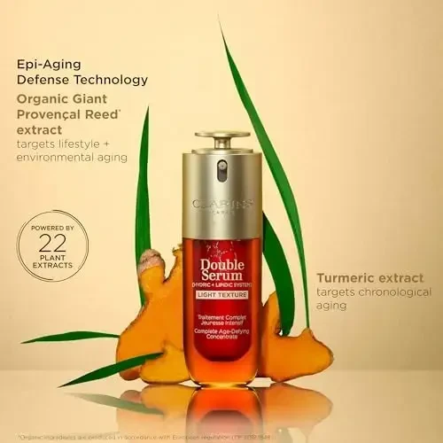 „Clarins Double Serumas“ lengvos tekstūros odos serumas, 30 ml