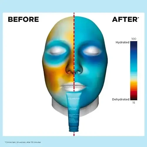 Clarins Hydra-Essentiel Restoring Kreminis-Mask drėkinanti veido kaukė, 75 ml