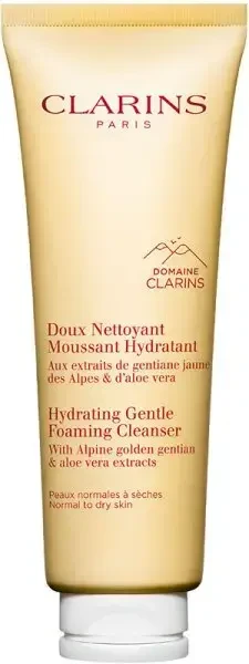 Clarins Hydrating švelnus Foaming Valiklis veido prausiklis normaliai / sausai odai, 125 ml