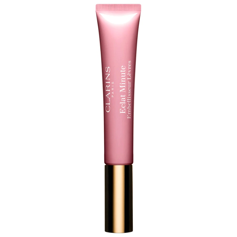 Clarins Lūpų blizgis Instant Light (Natural Lip Perfector), 12 ml, 07 Toffee Rožinė Shimmer