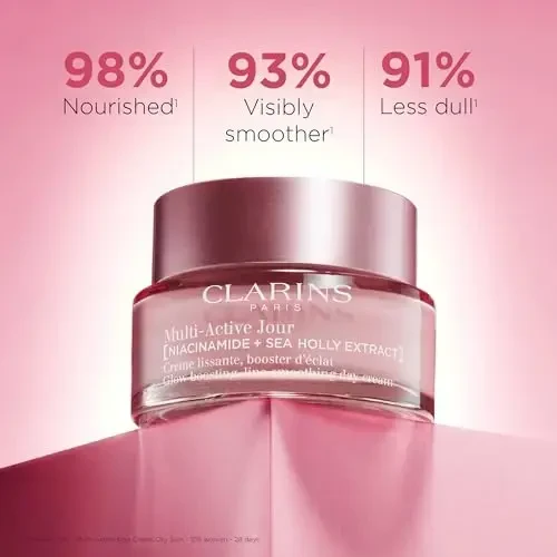 „Clarins Multi-Active Jour Day“ kremas sausai odai su niacinamidu ir jūros bugienio ekstraktu, 50 ml