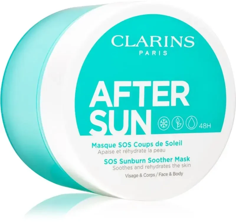 „Clarins After Sun SOS“ raminamoji kaukė nuo saulės nudegimo, 100 ml