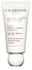 „Clarins UV Plus [5P]“ daugiafunkcinis drėkinamasis kremas nuo saulės SPF50, 30 ml