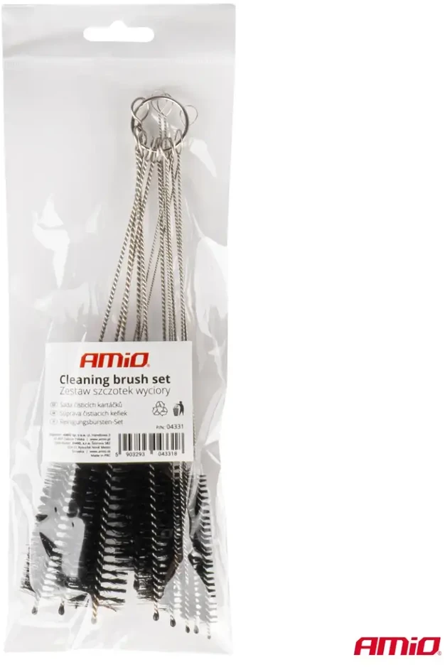 Šepetėlių rinkinys valymui AMIO-04331