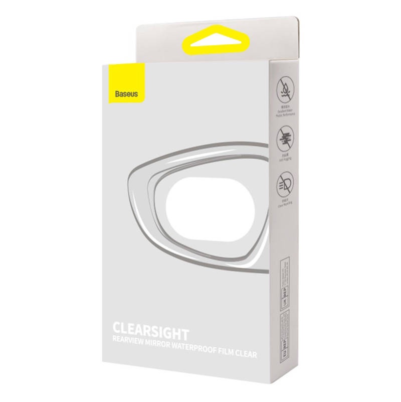 ClearSight galinio vaizdo veidrodis, vandeniui atspari plėvelė, skaidri, Baseus pakuotėje 2