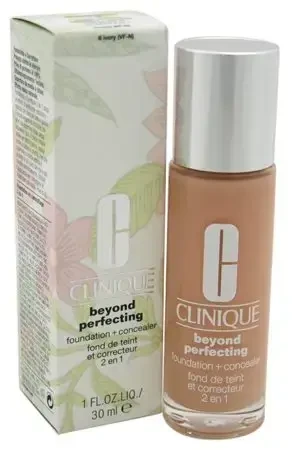 „Clinique Beyond Perfecting Foundation“ makiažo pagrindas ir kaukė 06 Ivory, 30 ml