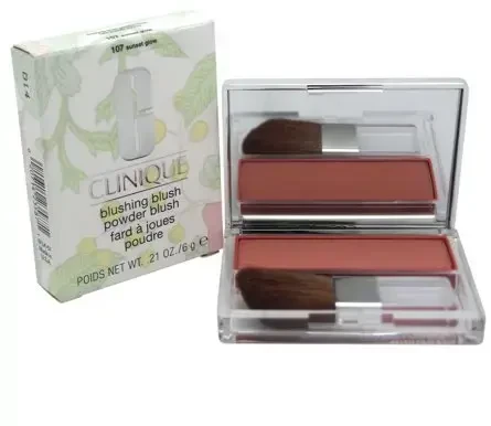 Clinique Blushing Blush Powder Blush skaistalai, atspalvis: 07 Sunset Glow, 6 g