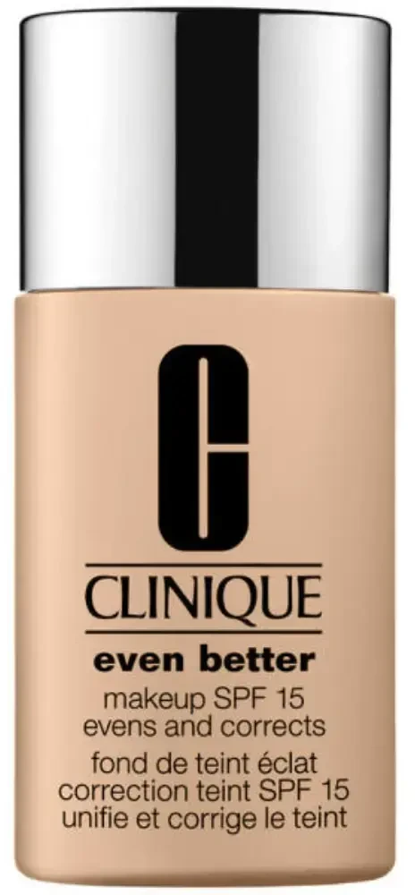 „Clinique Even Better“ drėkinamasis skystas makiažo pagrindas be parabenų WN76 Toasted Wheat SPF 15, 30 ml