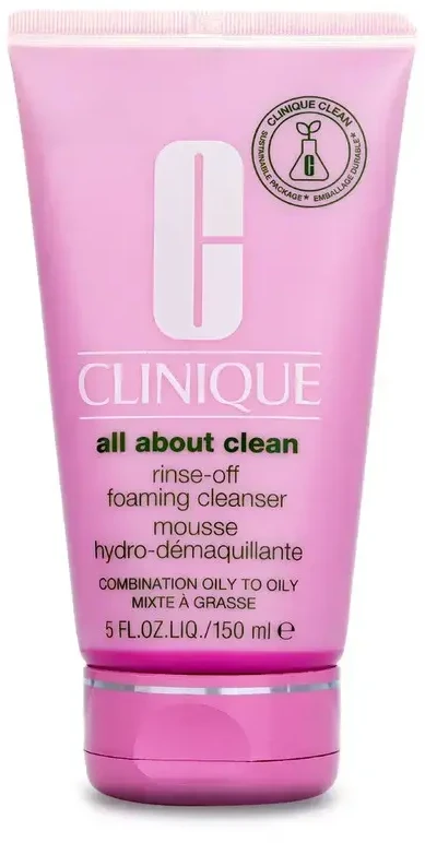 Clinique Rinse Off Foaming Valiklis veido prausiklis, 150 ml
