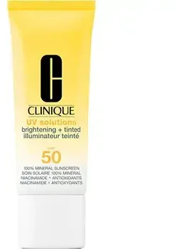 Clinique UV Solutions Brightening Mineral Sunscreen SPF50 apsauginis veido kremas nuo saulės, 40 ml
