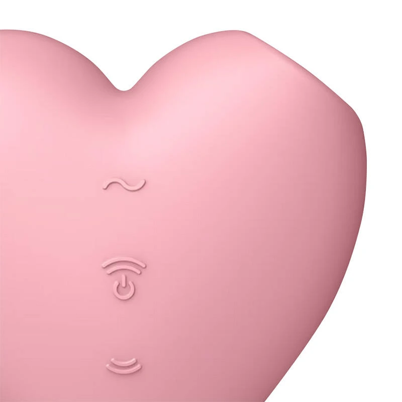 Klitorio masažuoklis Cutie Heart Light Raudona Satisfyer (rožinis)