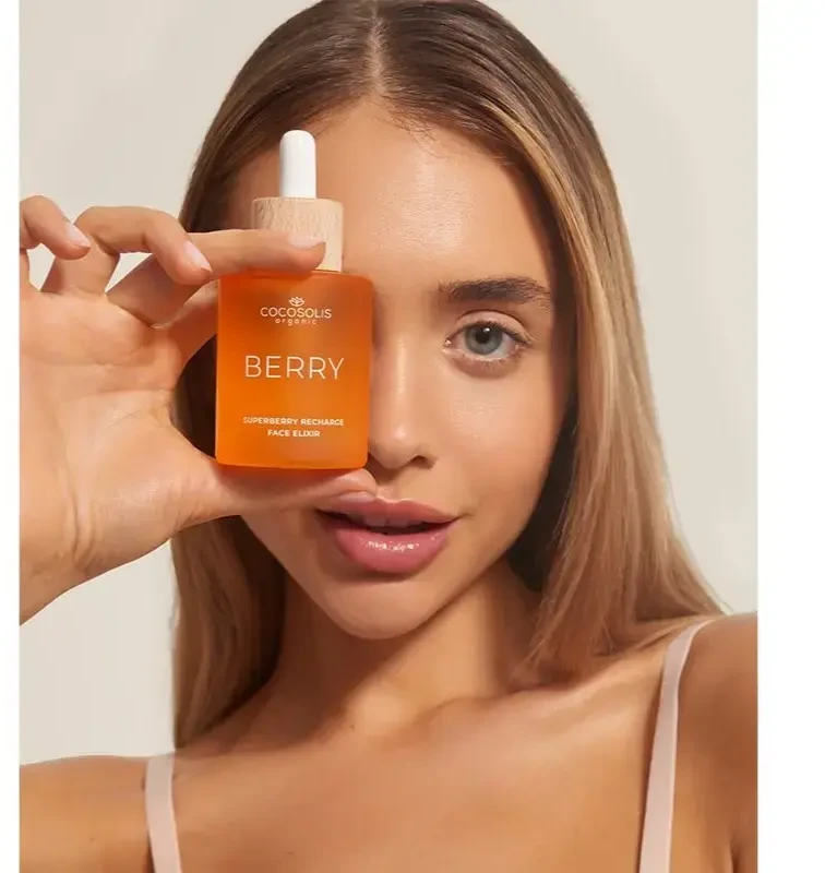 Cocosolis Berry Superberry Recharge Face Eliksyras veido serumas, 50 ml