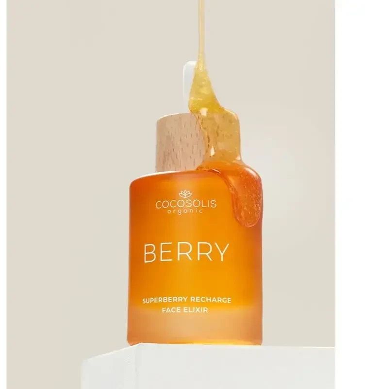Cocosolis Berry Superberry Recharge Face Eliksyras veido serumas, 50 ml